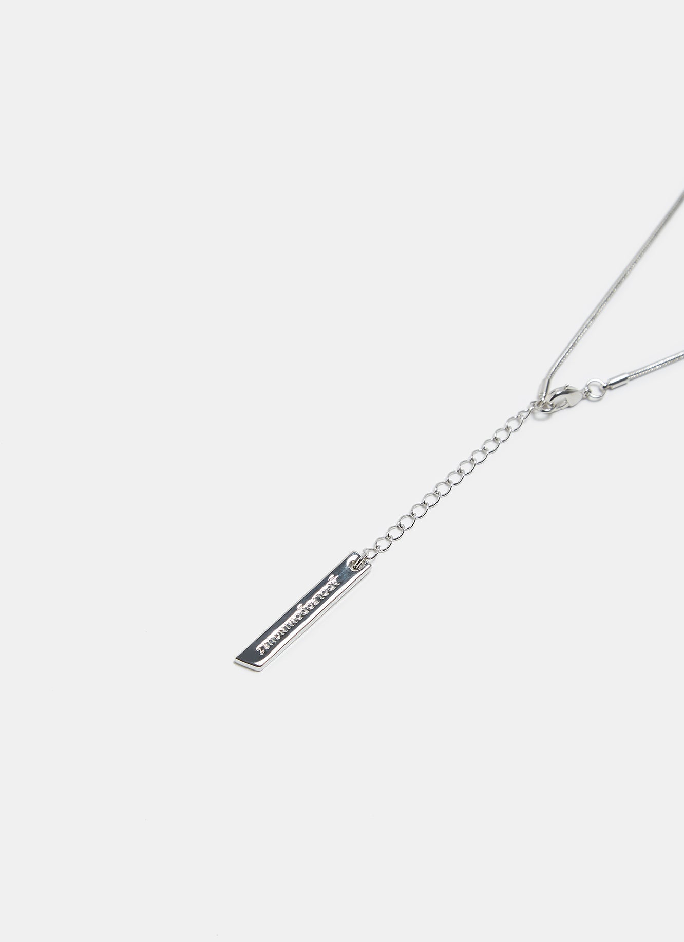 Women Necklace | Silver Long Necklace With Fringed Pen by Spanish designer Adolfo Dominguez