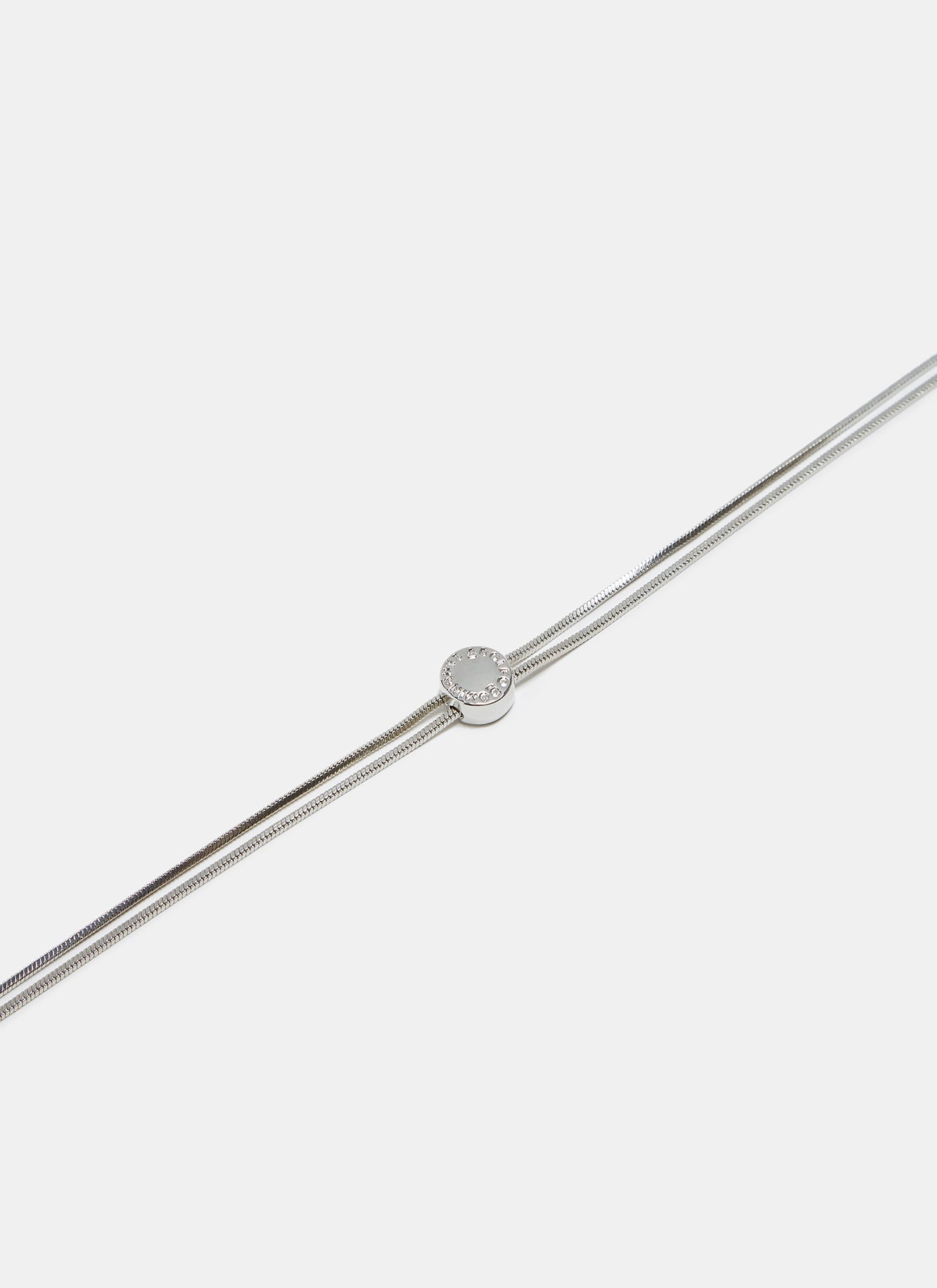 Women Necklace | Silver Long Necklace With Fringed Pen by Spanish designer Adolfo Dominguez