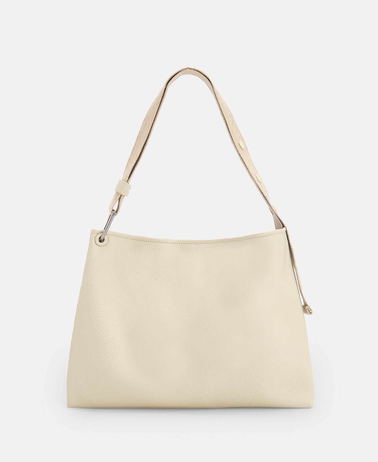 Women Bags | Stone Recycled Material Horizontal Hobo Bag by Spanish designer Adolfo Dominguez