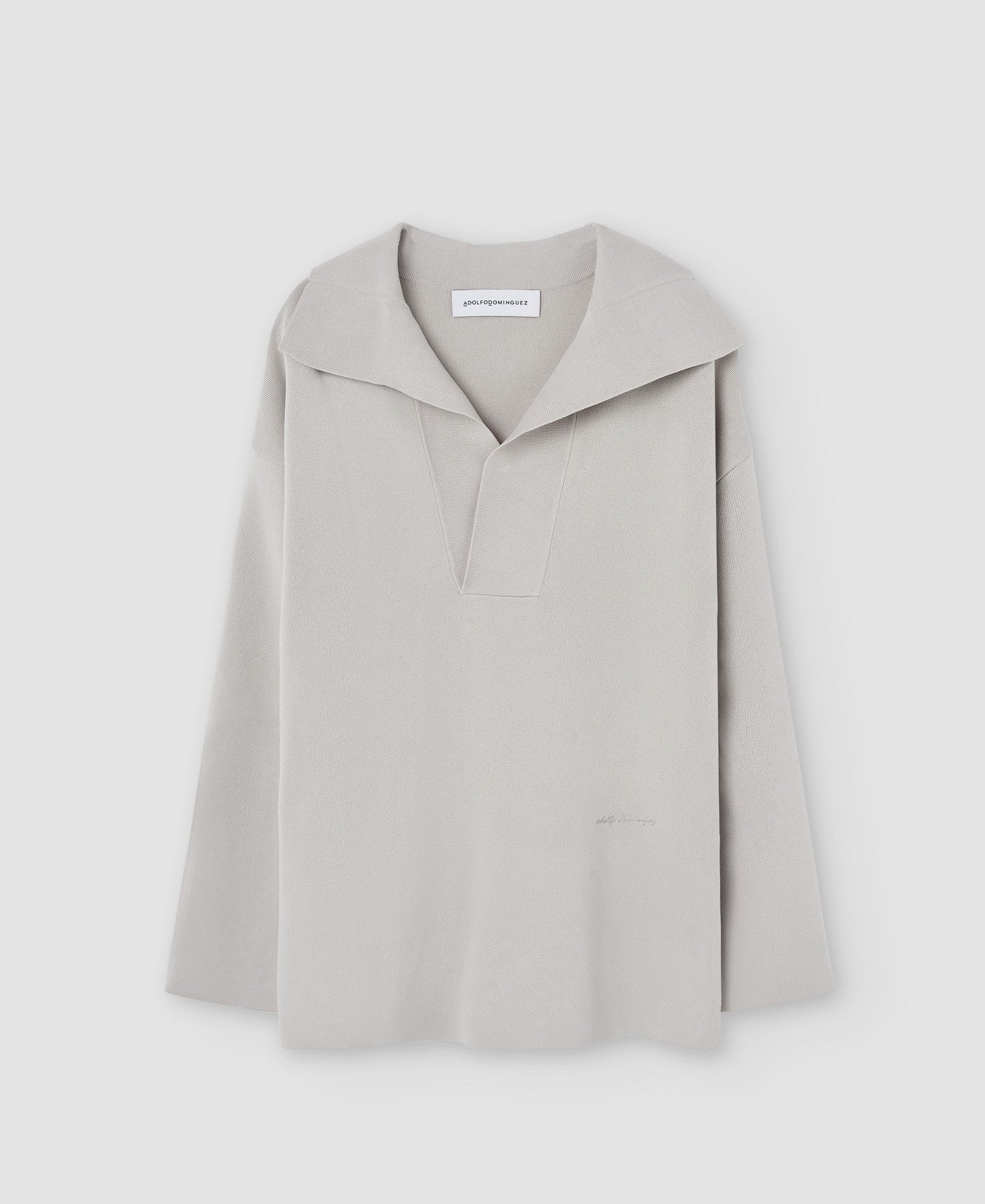 Women Jersey | Stone Recycled Nylon Sweater by Spanish designer Adolfo Dominguez