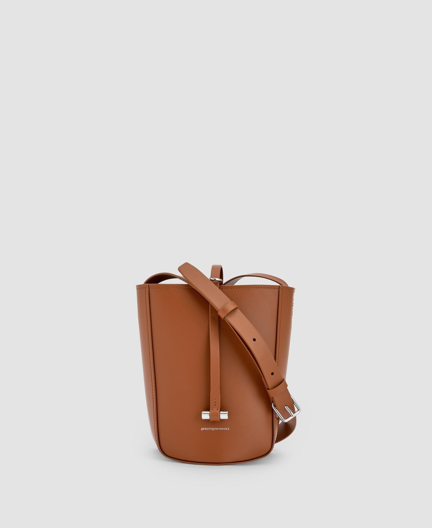 Women Leather Bag | Tan Bag by Spanish designer Adolfo Dominguez