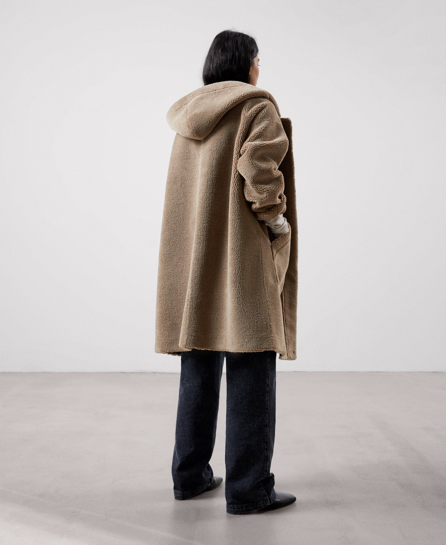 Women Ecoleather | Taupe Jacket by Spanish designer Adolfo Dominguez