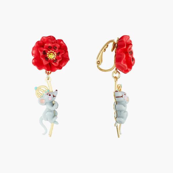 Theé Toto & Dorothy Poppy Stem And Rat Earrings | anoz1091