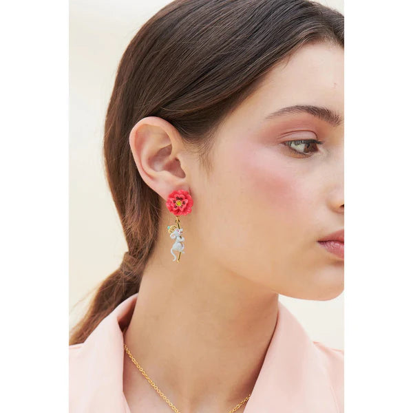 Theé Toto & Dorothy Poppy Stem And Rat Earrings | anoz1091