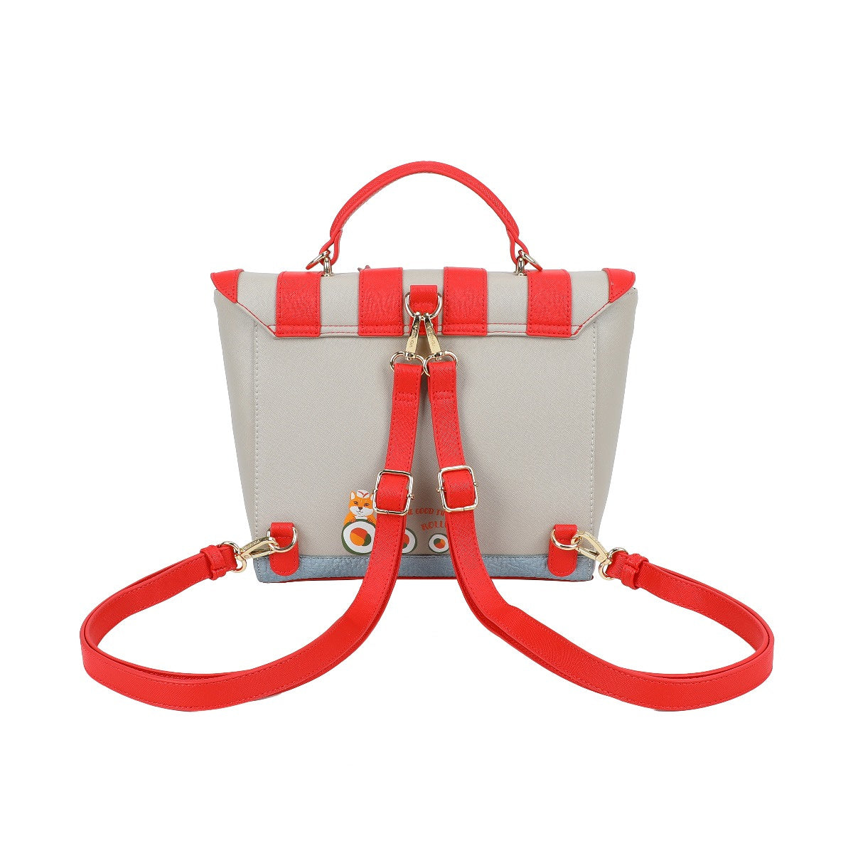 Vendula Sushi - Grey Edition Shoulder Backpack Converter