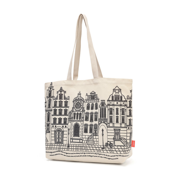 Vendula London Cats In The City Canvas Tote Bag – view 4