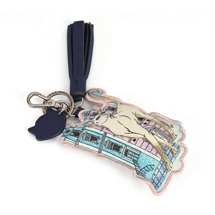 Vendula London Cats In The City Grey Cat Key Charm – view 5