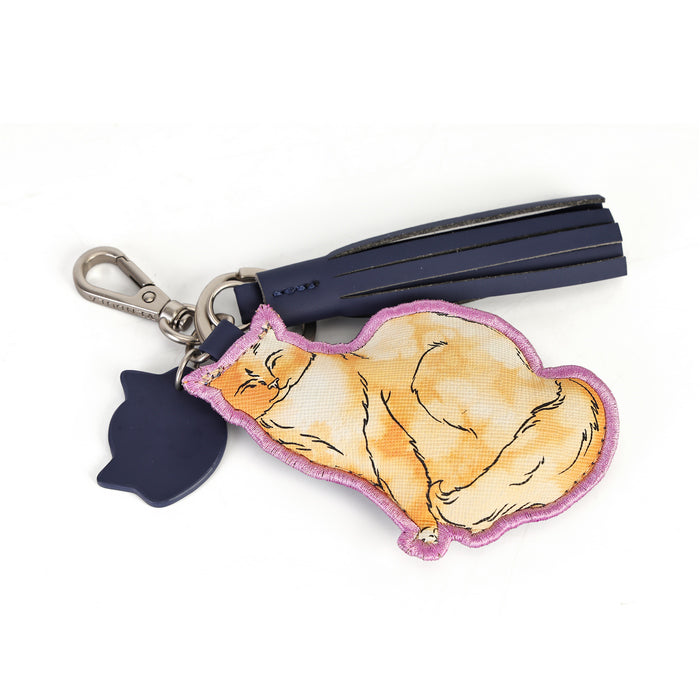 Vendula London Cats In The City Orange Cat Key Charm – view 5