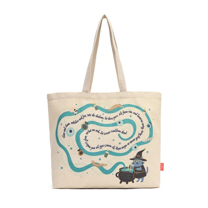 Vendula London The Corner Cauldron Canvas Tote Bag – front