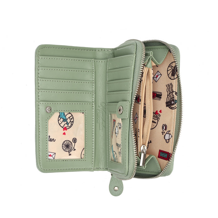 Vendula London The Sugarloaf Bakery Medium Ziparound Wallet – front