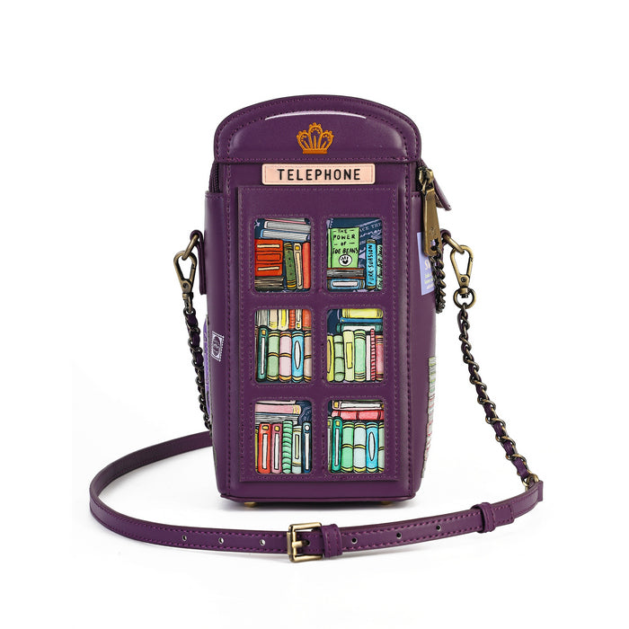 Vendula London Travelling Library Bookshop Book Nook Telephone Box Bag – view 5