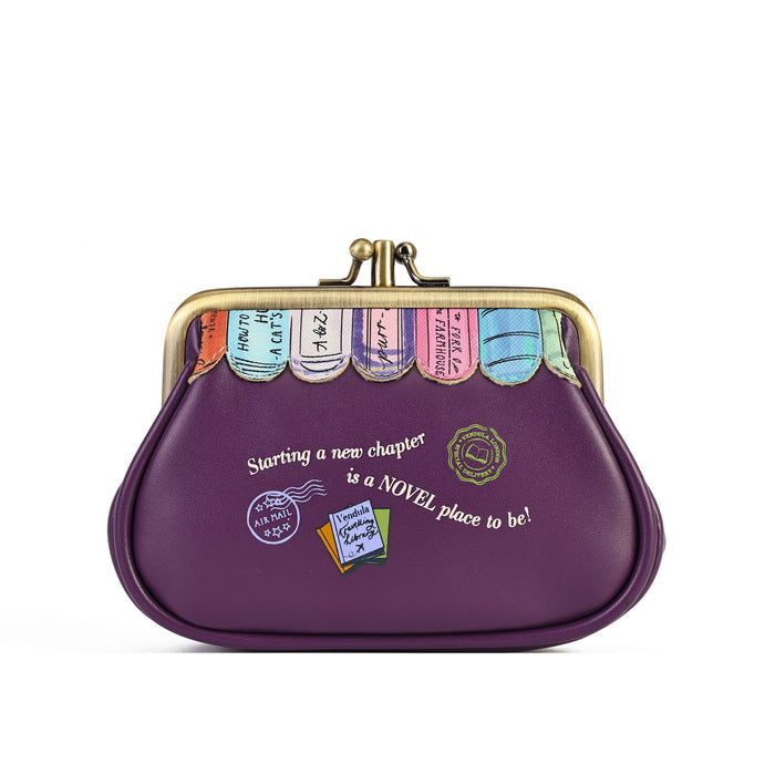 Vendula London Travelling Library Bookshop Clipper Coin Purse – view 5