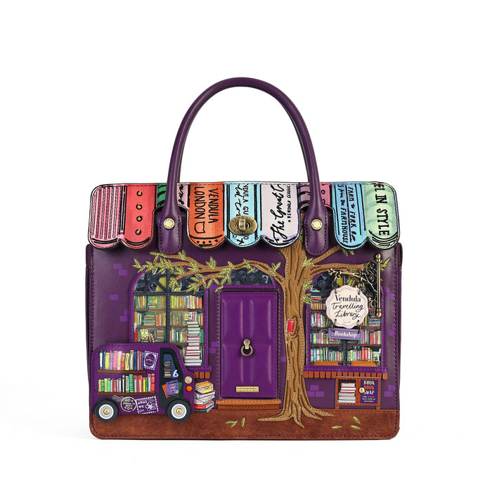 Vendula London Travelling Library Bookshop Harriet Shoulder/Backpack – view 4