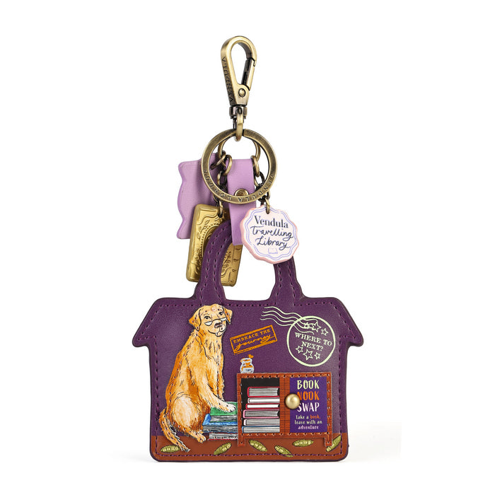 Vendula London Travelling Library Bookshop Key Charm – view 3