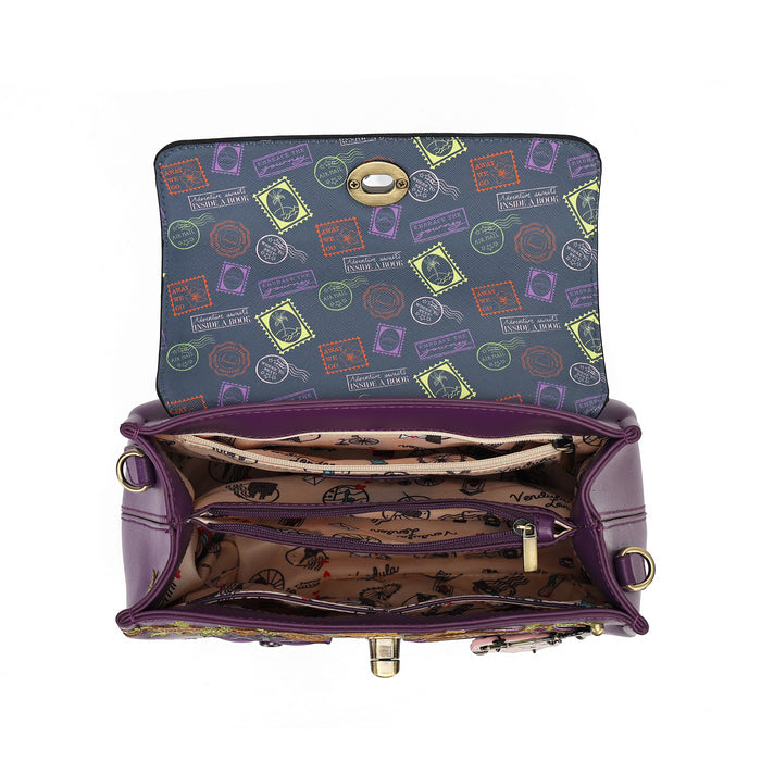 Vendula London Travelling Library Bookshop Mini Grace Bag – front