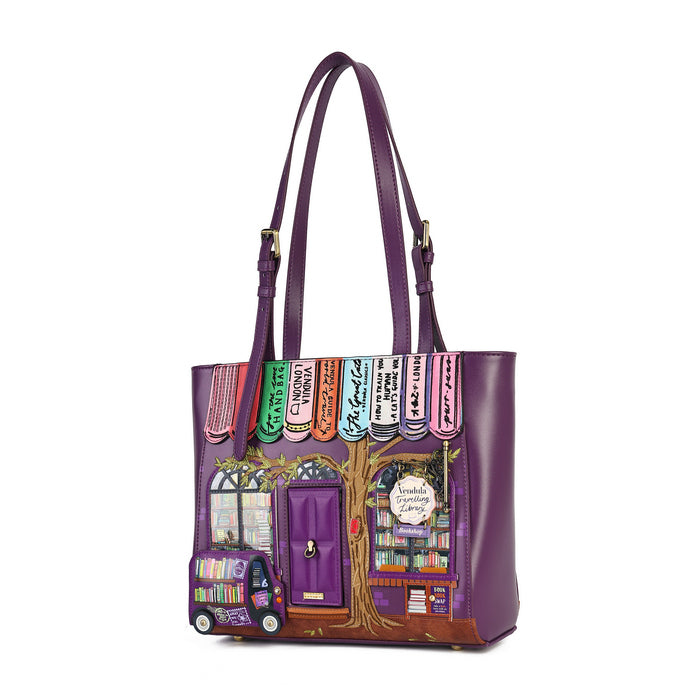 Vendula London Travelling Library Bookshop Shopper Bag – view 4