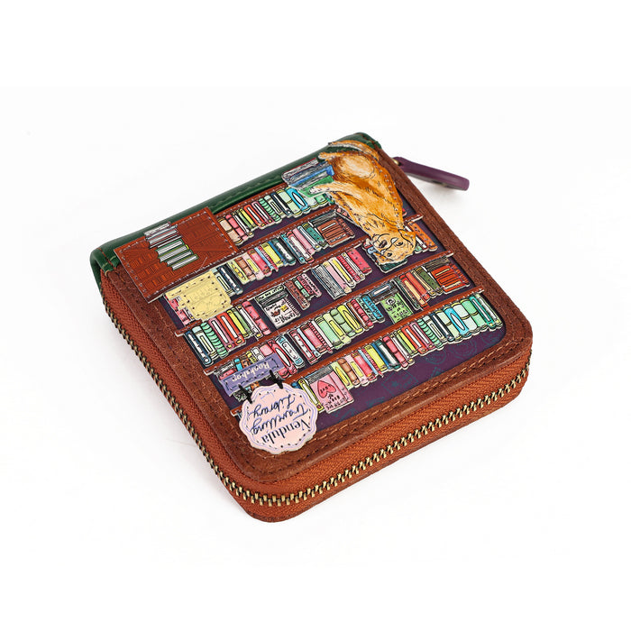 Vendula London Travelling Library Bookshop Square Wallet – view 7