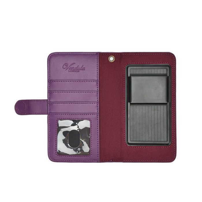 Vendula London Travelling Library Bookshop Universal Flip Phone Case – front
