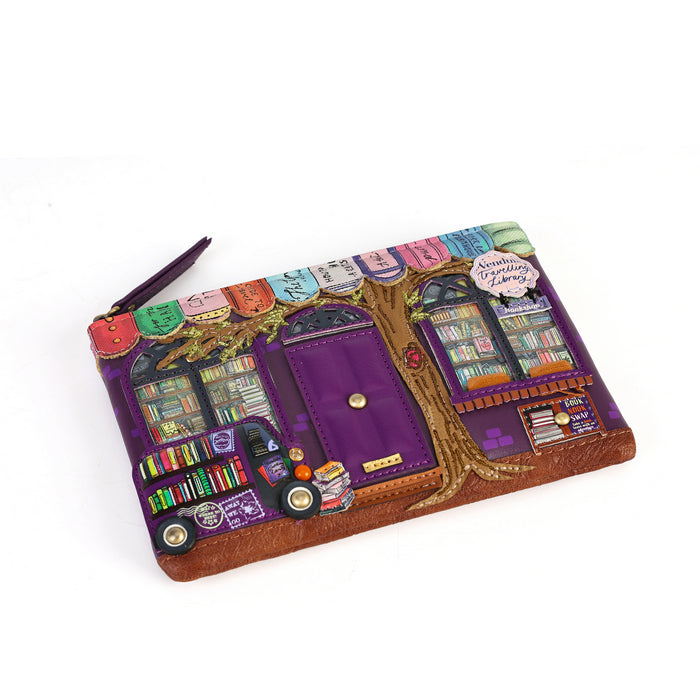 Vendula London Travelling Library Bookshop Zipper Key Coin Purse – view 6