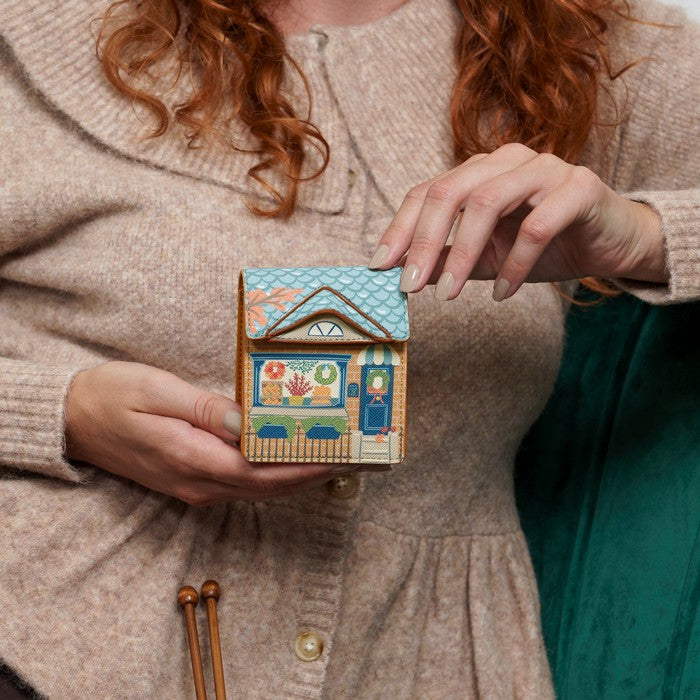 Vendula London Vendula Village House Coin Purse No.18 – model shot