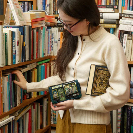 Between the Covers Bookbinders Medium Ziparound Wallet