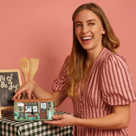 Vendula Pie Shop Large Ziparound Wallet