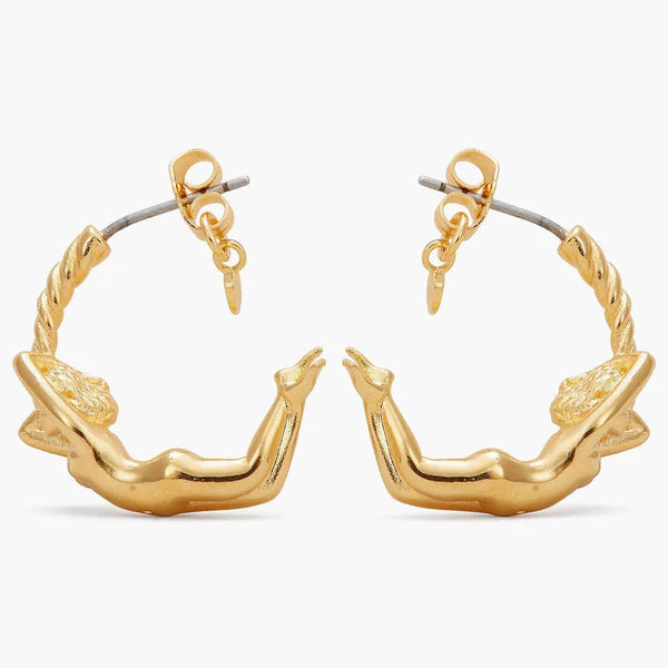 Virgo Astrological Sign Hoop Earrings | appv1061