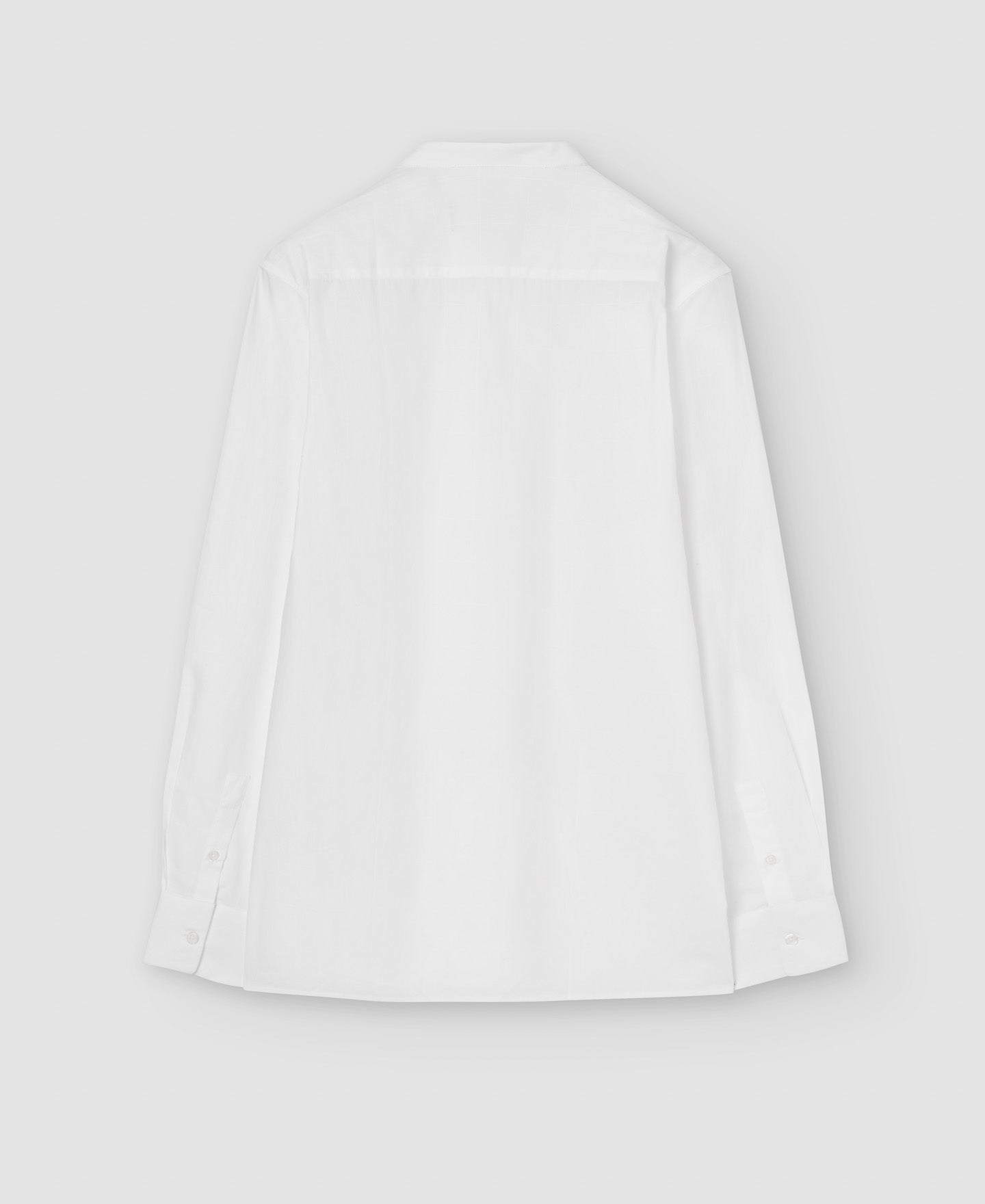 Men Shirt | White Organic Cotton Baker'S Shirt by Spanish designer Adolfo Dominguez