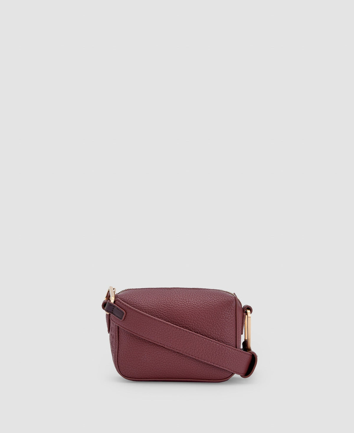 Women Bags | Wine Recycled Materials Shoulder Bag by Spanish designer Adolfo Dominguez