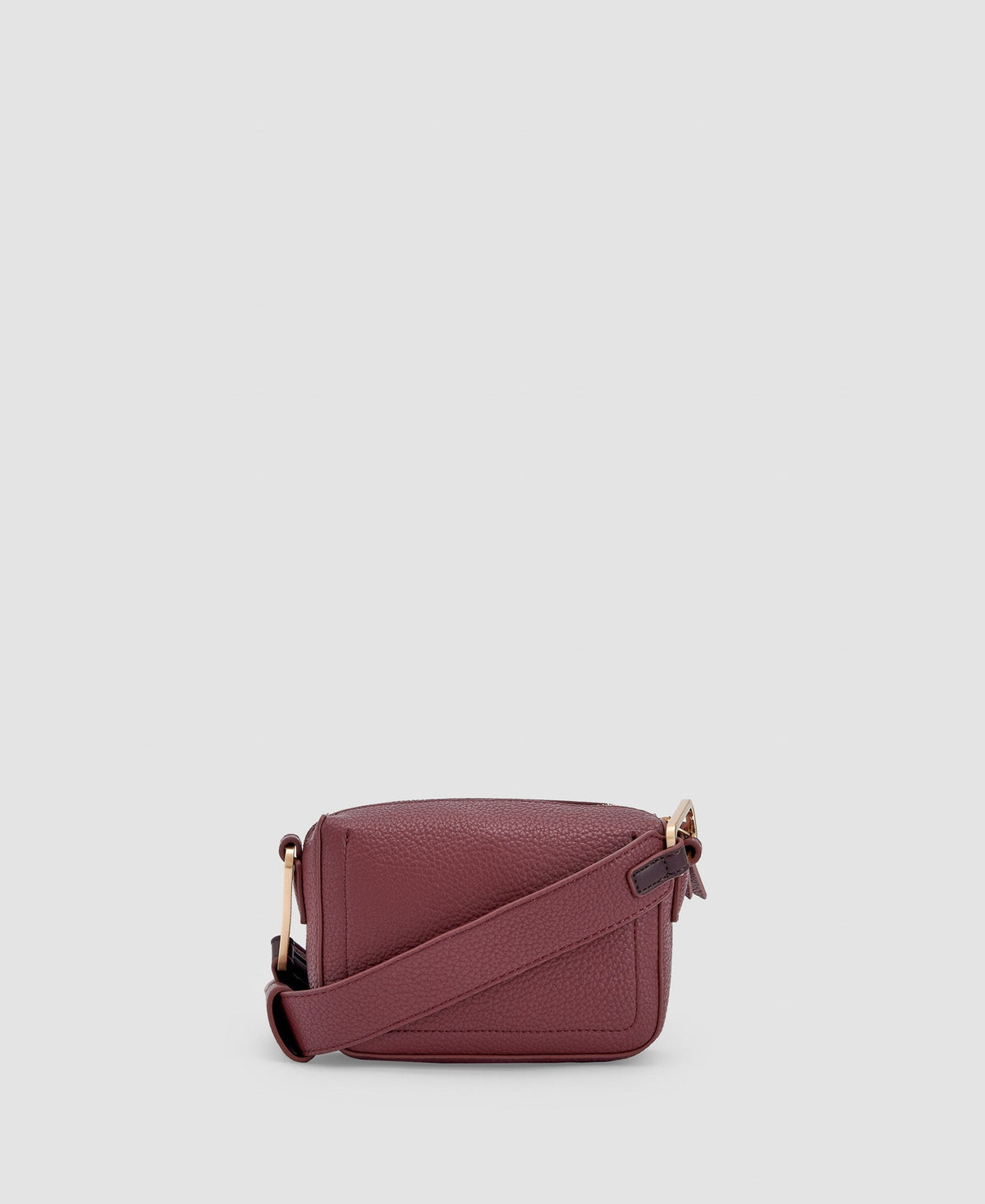 Women Bags | Wine Recycled Materials Shoulder Bag by Spanish designer Adolfo Dominguez