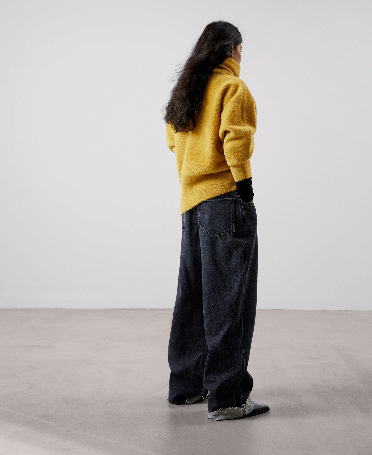 Women Knit Jacket | Yellow Jacket by Spanish designer Adolfo Dominguez
