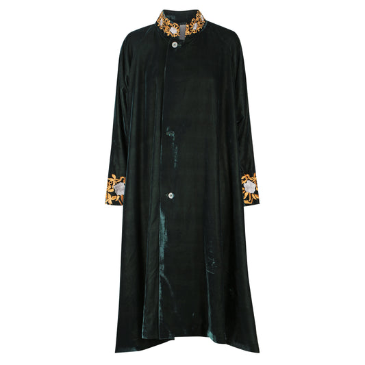 Alquema | Velluto Coat / Forest Green