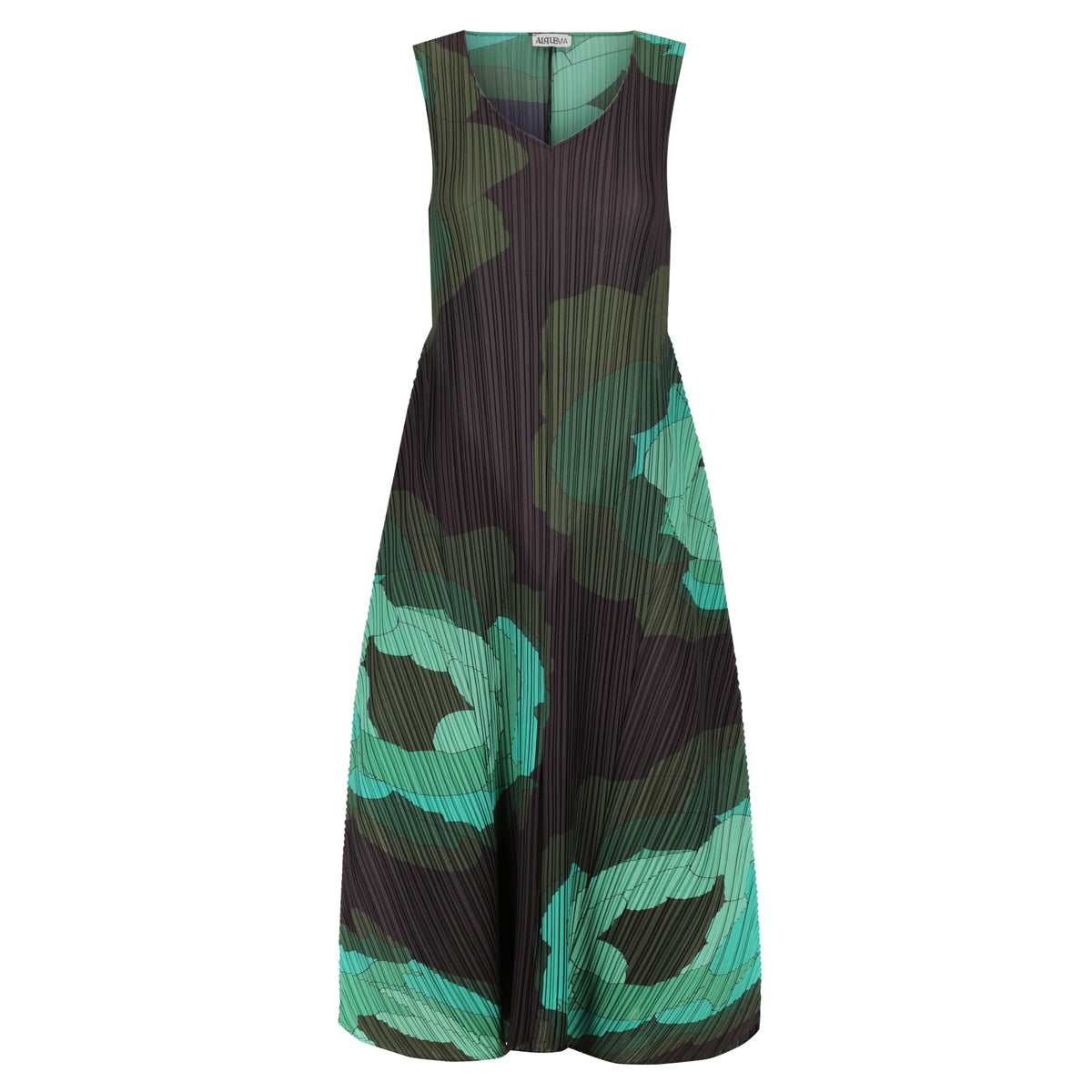 Alquema | Long Estrella Dress / Forest Rose