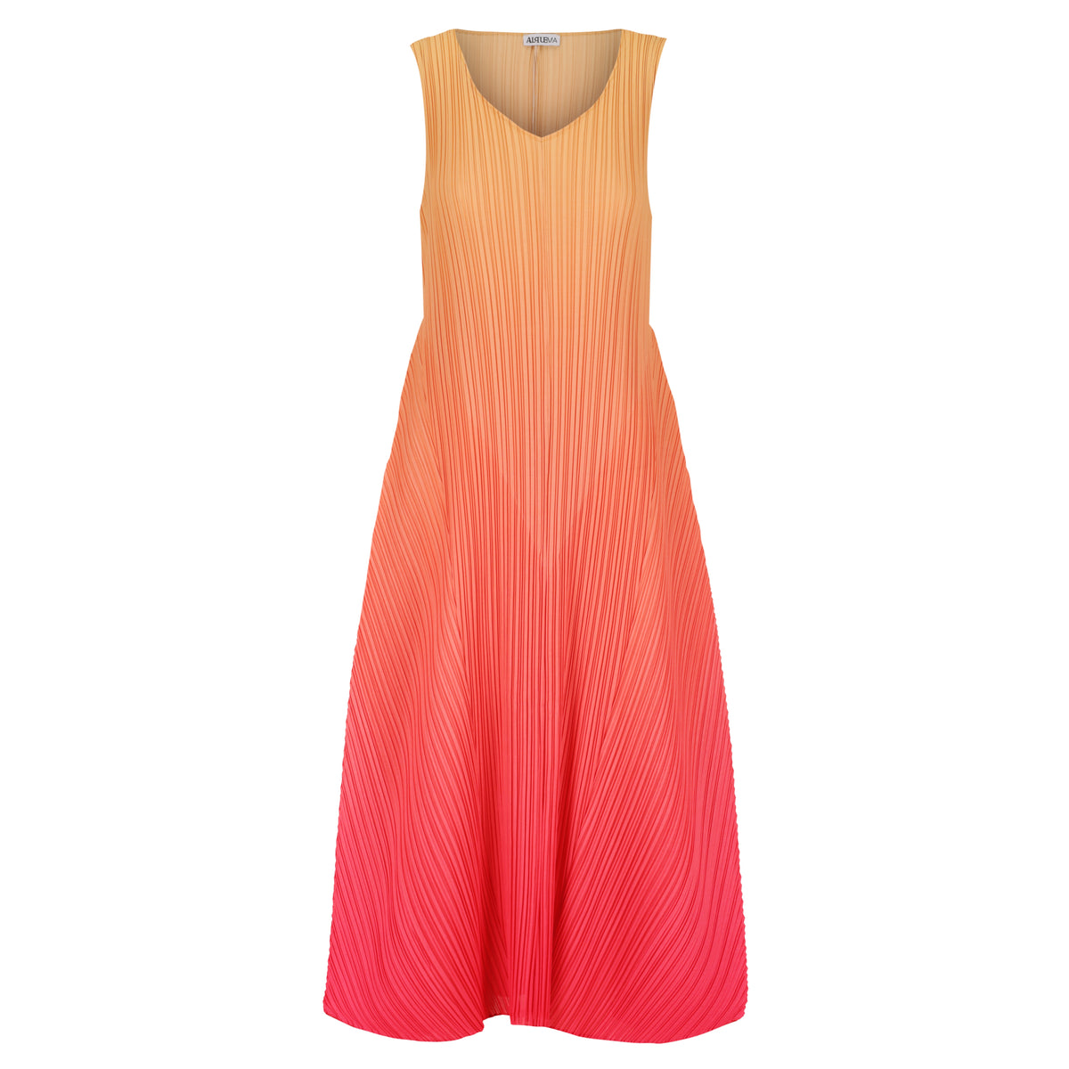 Alquema | Long Estrella Dress / Golden Raspberry
