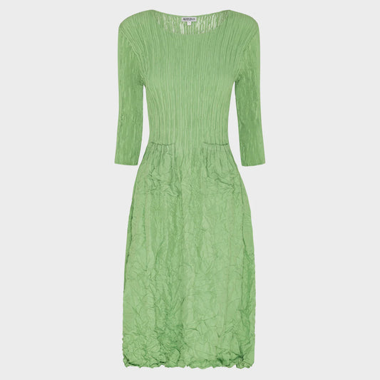 Alquema | 3/4 Sleeve Smash Pocket Dress / Pistachio