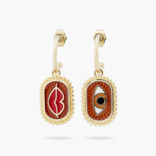 Divine Protection Asymmetrical Earrings | ARAD1021