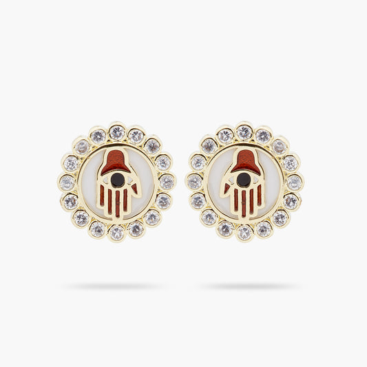 Hamsa Earrings