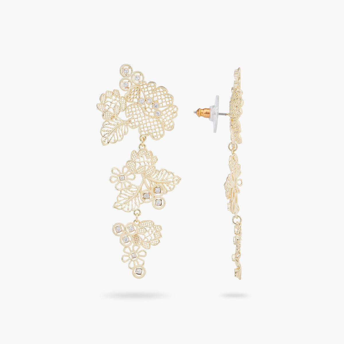Gold Thread Earrings | ARFO1011