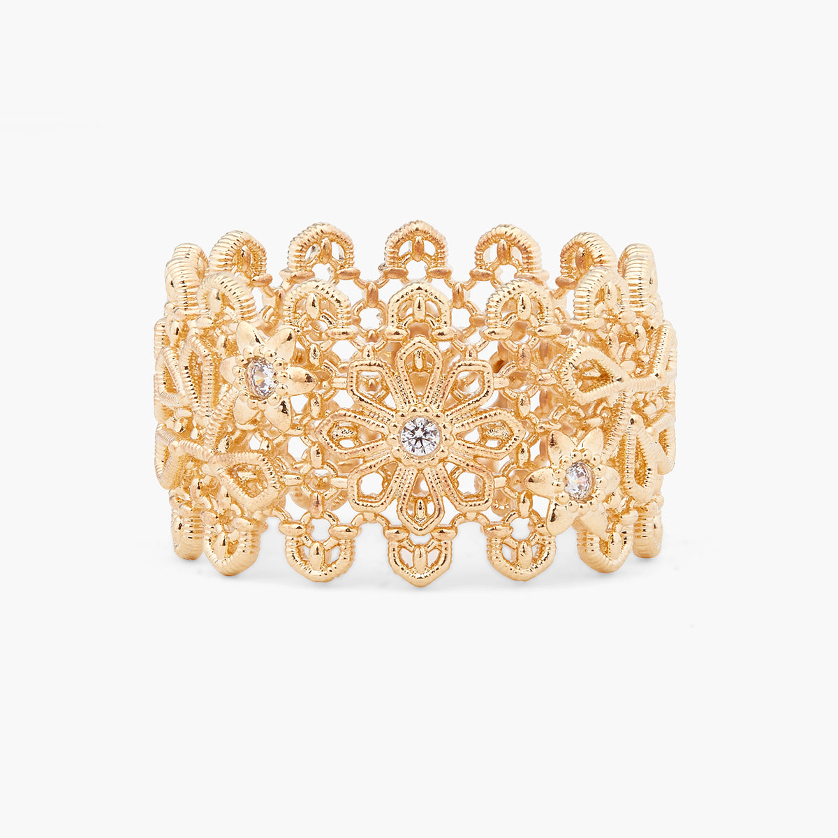 Lace Gold Thread Ring | ARFO6021