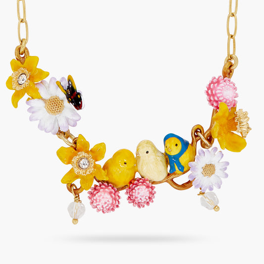 3 Easter Chicks Statement Necklace