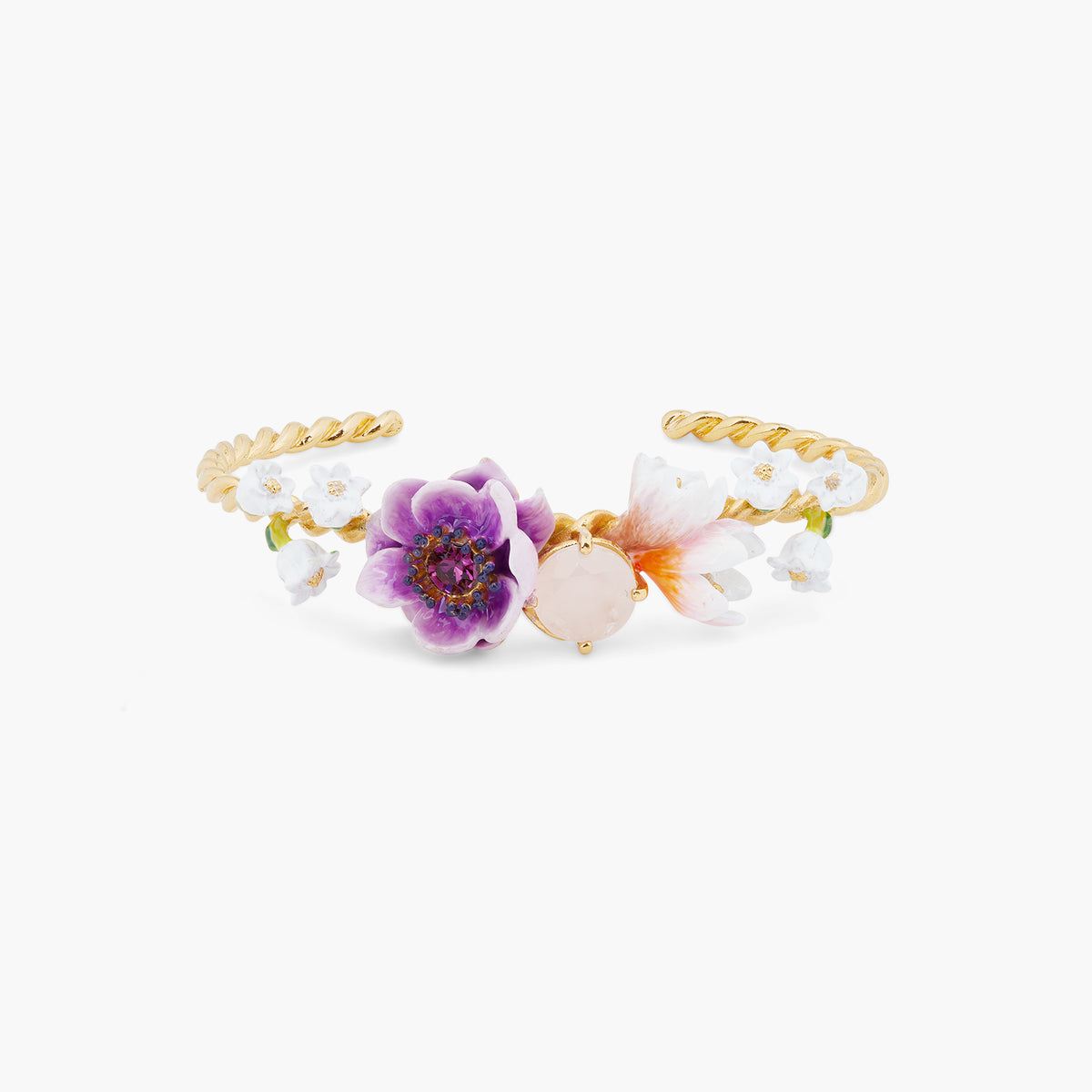 Boho 3 Flower Bangle Bracelet | ARPF2011