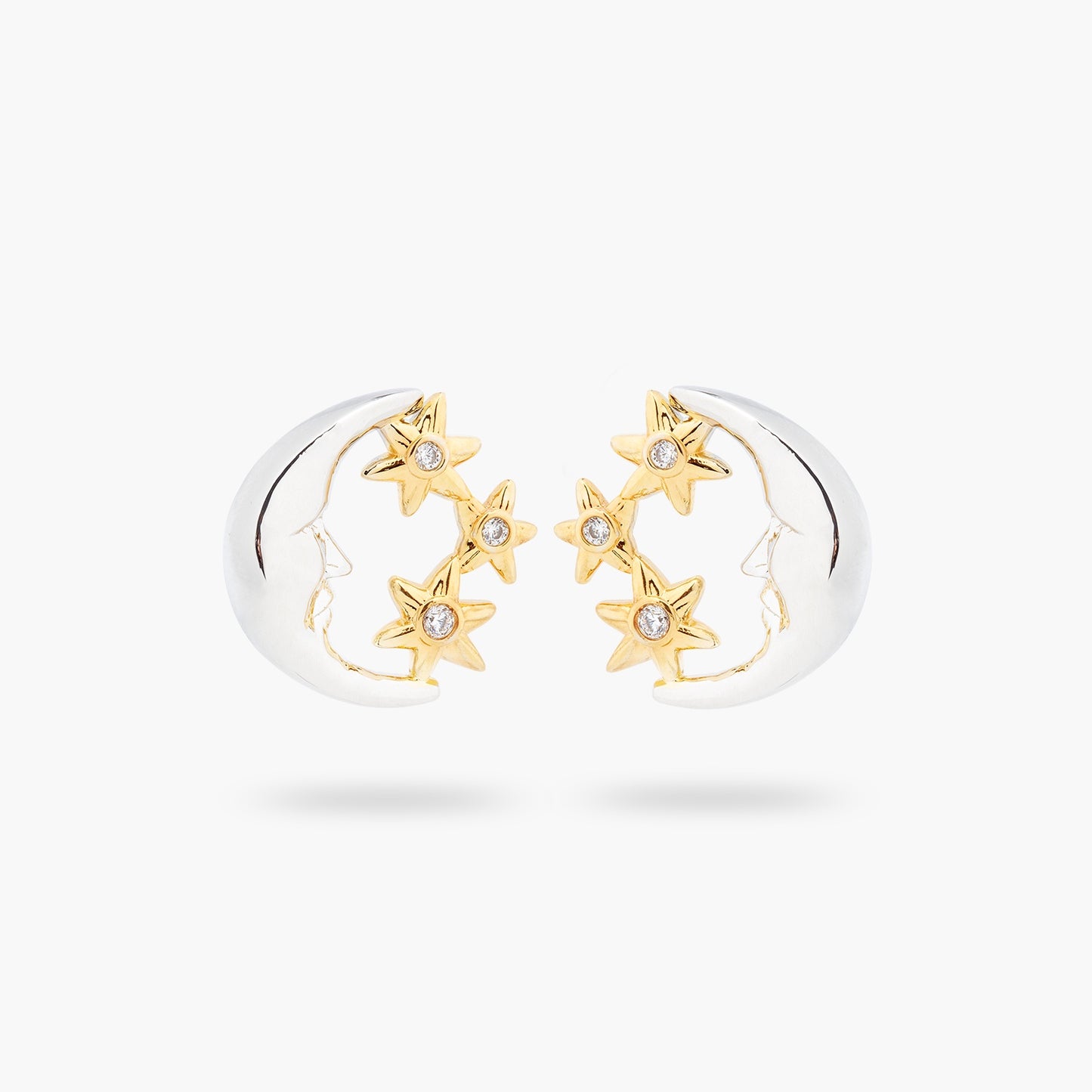 Moon And Star Earrings | ASAM1011