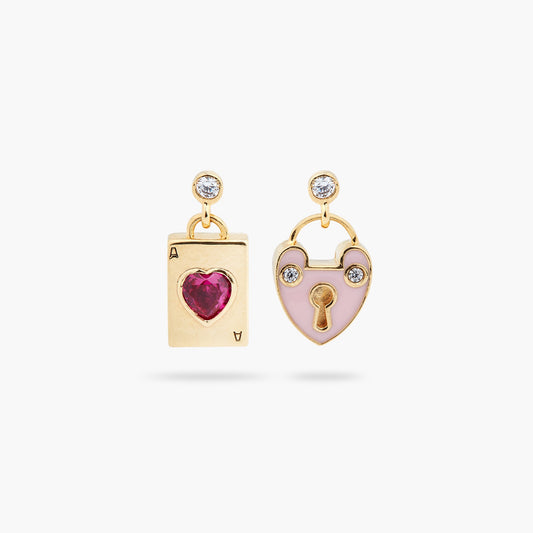 Heartlock Earrings | ASAM1061