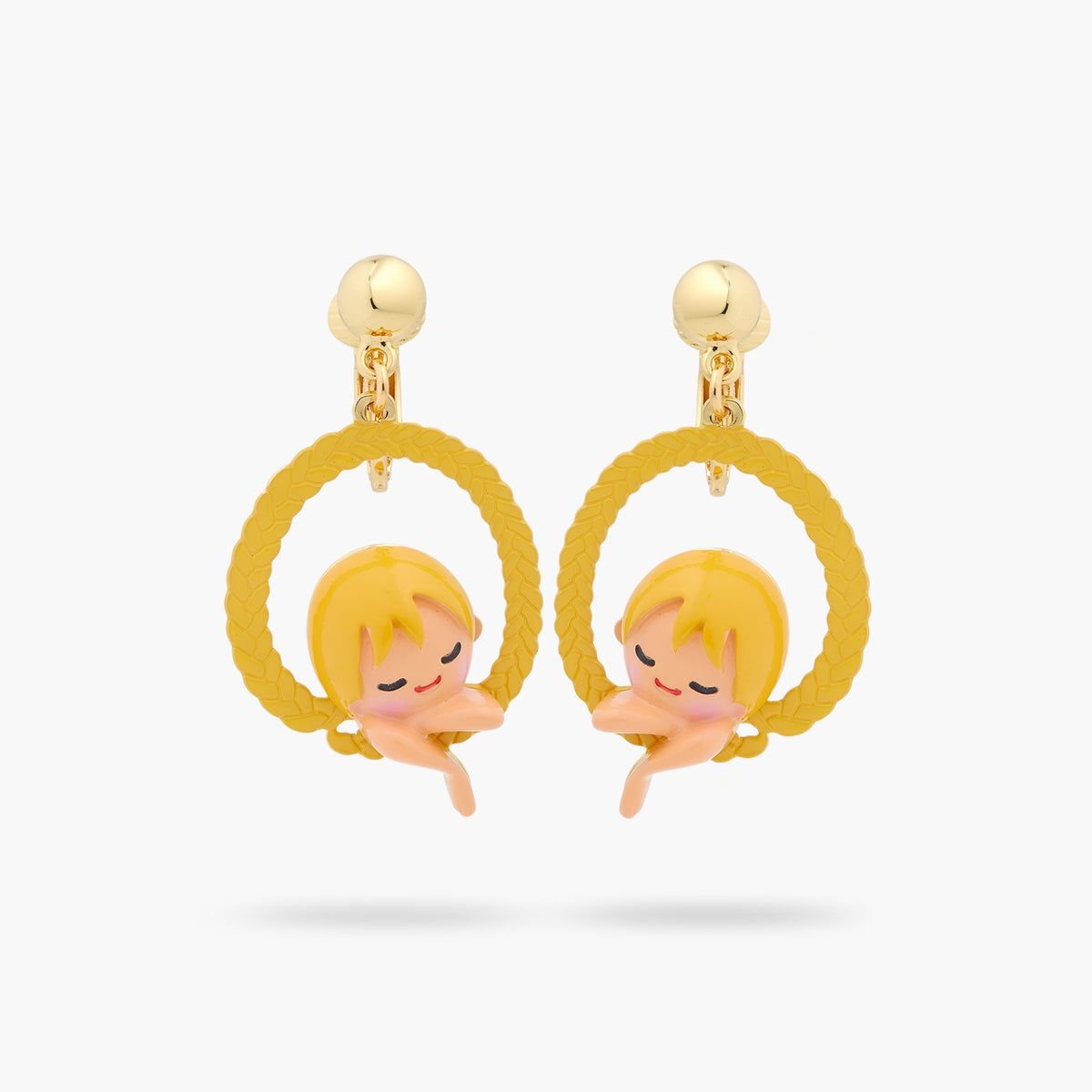 Enchanted Hair Princess Hoop Earrings | ASCE1031