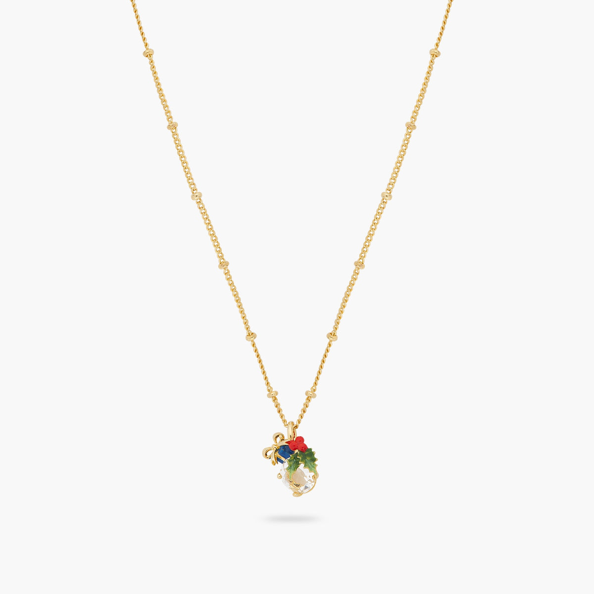 Faceted Crystal And Christmas Gift Pendant Necklace | ASPS3031