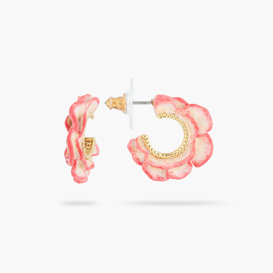 Openwork Wild Rose Petal Hoops | ASRF1041