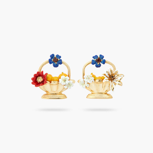 Fruit Bowls And Flower Earrings