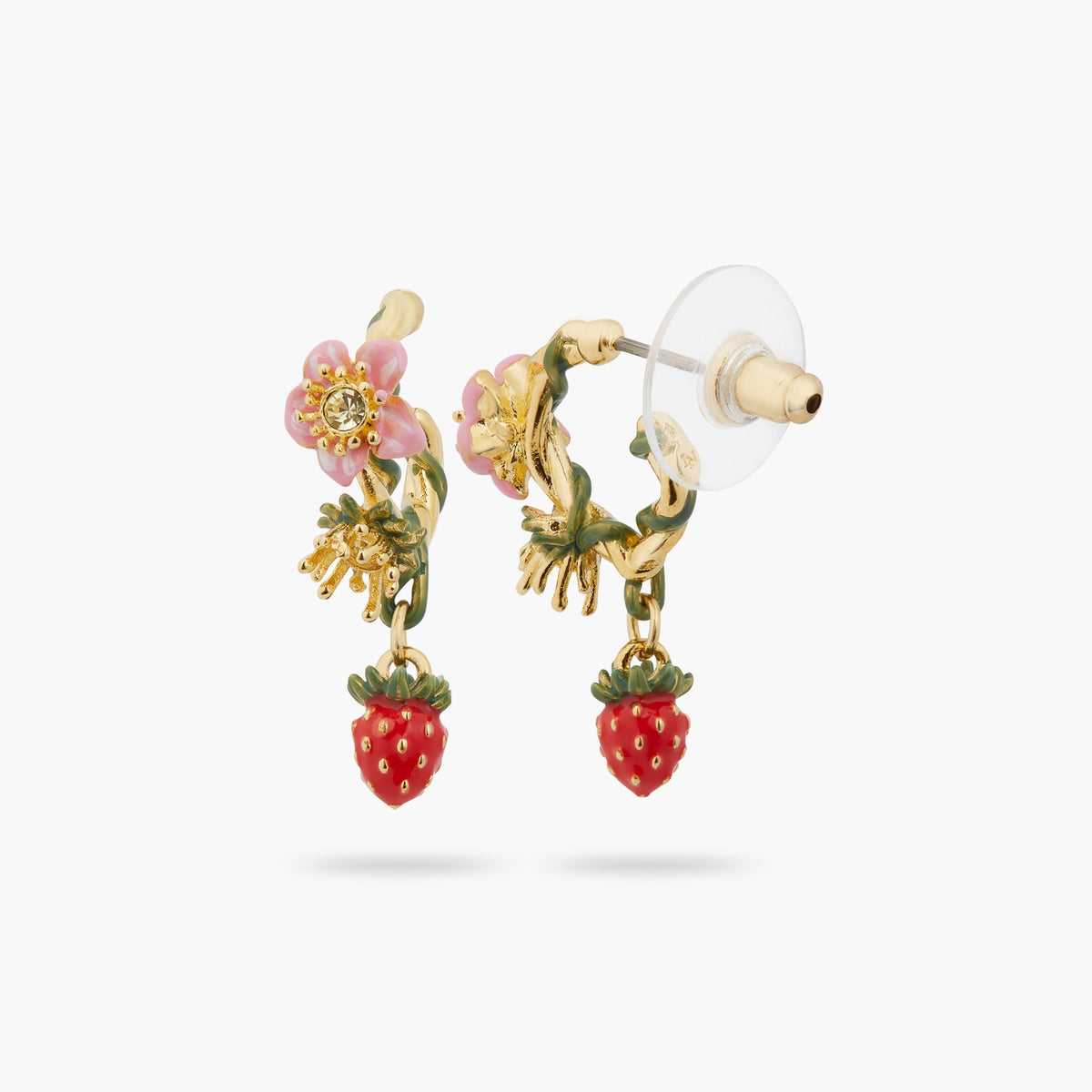 Wild Strawberry Hoop Earrings | ATBG1031