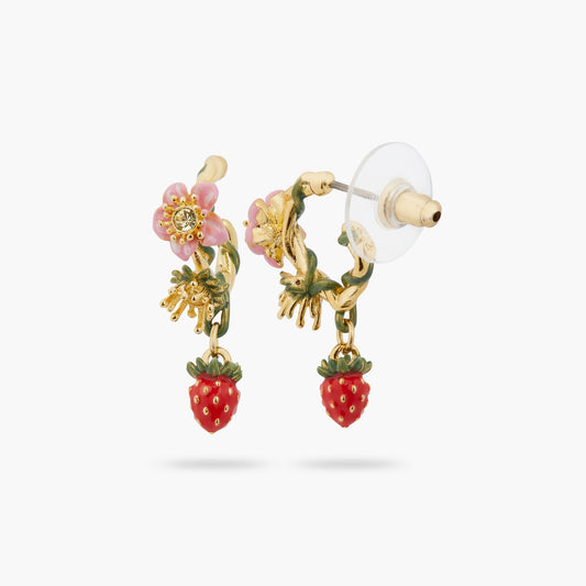 Wild Strawberry Hoop Earrings | ATBG1031