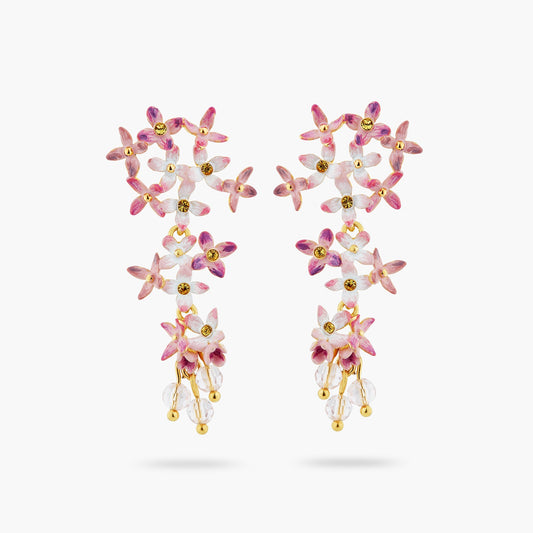 Lilac Flower Dangling Earrings | ATPO1031